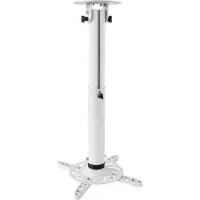 VivoLink Projector Bracket - Projektormonteringsbøjle - loftsmonterbar - hvid