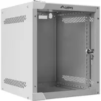 Lanberg - Rack kabinet - vægmonterbar - grå, RAL 7035 - 6U - 10