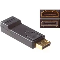 ACT Advanced Cable Technology AB3985 DisplayPort til HDMI sort videokabeladapter (AB3985)