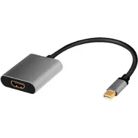 Logilink CDA0110, 0,15 m, Mini DisplayPort, HDMI, Hanstik, Hunstik, Lige