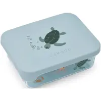 Liewood Snackbox - Ako - 350 ml - Sea Creature/Sandy - - OneSize - Madkasse