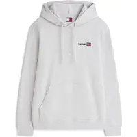 Tommy Hilfiger Sweatshirt 'ENTRY DNA' lysegrå / rød / sort