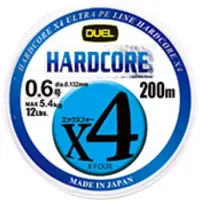 Duel Hardcore X4 Flettet Fiskesnøre 200 M
