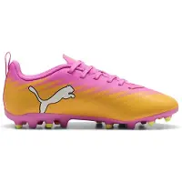 Puma Ultra 6 Play MG Showtime - Pink/Hvid/Orange/Blå/Sort - Multi Ground (MG), størrelse 31