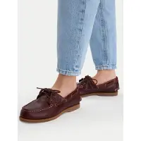 Timberland Timberlandtil kvinder. TB0A2Q9XEIW1 Klassiske brune bådsko i læder (40 W), Fast, Blonder, Casual
