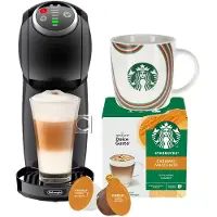 De'Longhi | Dolce Gusto Genio S Plus (sort) - 1 pakke kapsler + kaffekrus
