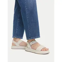 Clarks Dame Alda D Fit Rem Sandaler Off White