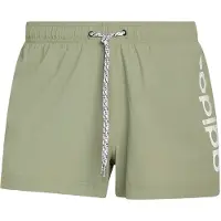Adidas Logo Stretchy Knit 3 Inch Badeshorts, størrelse Small