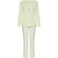 LASCANA Pyjamas kit / grøn / pastelgrøn / lavendel