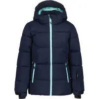 Icepeak - Skijakker børn - Loris Jr Bleu Fonce til UnisexUld - Børnetoj Størrelse 128 cm - Flåde