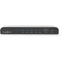 Nedis Hdmi-splitter 4 Porte Hdmi Ind Til 4xhdmi Ud 4k Metal 60hz