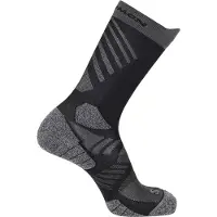 Salomon - Trail running tøj - Socks Aero Crew Black Castelrock til UnisexUld - Størrelse 39-41 - Sort