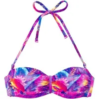 Venice beach Bikinioverdel blå / gul / lilla / pink