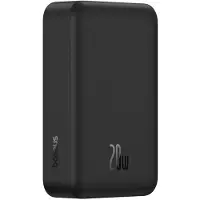 Baseus EnerFill FM41 20000mAh 20W Magnetic Power Bank with 30cm USB-C to USB-C Cable - Black - 20000 mAh