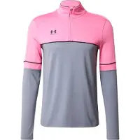 Under Armour Funktionsskjorte 'Challenger' sølvgrå / lyserød / sort