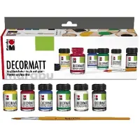Marabu Decormatt grundsæt 6x15ml