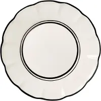 Pick a Poppy Bistro tallerken Black, 28 cm