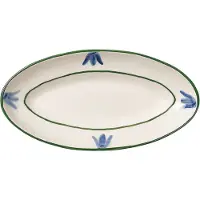 Pick a Poppy Cottage flower Blue Bell serveringsfad Light Blue, 25,5 cm