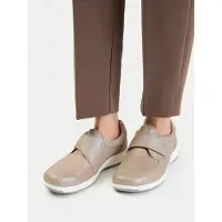 Caprice Low shoes, beige, made of Leather and synthetic, Size 41