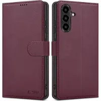 Tech-Protect Samsung Galaxy A57 Pung Cover med Magnet og Stativ - Morbær
