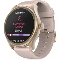 Hama 5010 - 46 mm - rose gold zinklegering - smart ur med rem - silikone - rose - display 1.38 - Bluetooth - 60 g