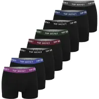 Top secret herre boxershorts i bomuld, 8-pak, størrelse XL