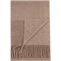 GOBI Cashmere Sjal 'Unisex Cashmere Fringed Scarf' taupe