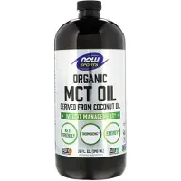 Now , Sports, Organisk MCT Oil, 32 fl oz (946 ml)