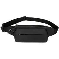 INF Lærred Fanny Pack Black