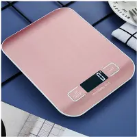 INF Rose Gold Køkkenvægt med Tare Funktion og Batteri Inkluderet 10 kg/1 g