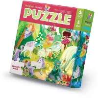 Crocodile Creek Puslespil - 60 Brikker - Magical Friends - - OneSize - Puslespil