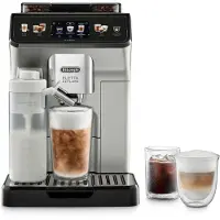 De'Longhi Eletta Explore ECAM450.65.S - Automatisk kaffemaskine med mælkeskummer - 19 bar - sølv