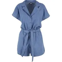 Urban Classics Light Denim Resort Kortærmet Romper