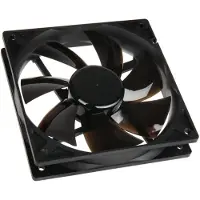 Noiseblocker BlackSilentPro PL1, Ventilator, 12 cm, 900 rpm, 11 dB, 68 m³/t, Sort