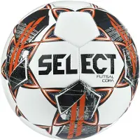 Select Fodbold Futsal Copa - Hvid/orange, størrelse Ball SZ. 3