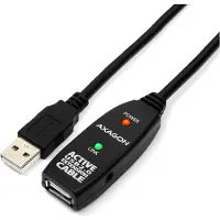 Axagon - USB-forlængerkabel - USB 2.0 - 4 pin USB Type A / 4 pin USB Type A - op til 10 m