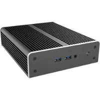 Akasa Newton AC3, Mini Tower, PC, Sort, UCFF, Aluminium, Kensington