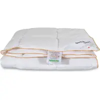 Borg Living Sommerdyne - 100% Rene hvide moskusdun - 240x220 cm - Let og luftig sommer dundyne fra