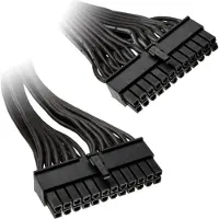 Silverstone 24 pin ATX til 24 pin kabel 350 mm - sort (SST-PP06BE-MB35)