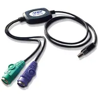 Aten - Tastatur-/ musadapter - USB (han) til PS/2 (hun) - 90 cm