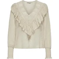 ONLY Bluse 'ONLELEANOR' mørkebeige