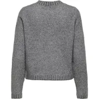 ONLY Pullover 'ONLFINA' grå-meleret