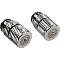 Bitspower Touchaqua vandudløb G1/4 AG - 2 stk sølv