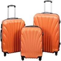 Borg Living Kuffert - Musling orange - Praktisk hardcase kuffert