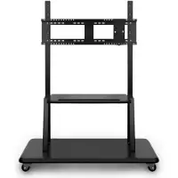 Viewsonic VB-STND-001 - Vogn med hjul (monteringsbøjle) - for interaktivt fladt panel/LCD-display - for ViewBoard IFP5550, IFP6550, IFP6560, IFP6562, IFP7550, IFP7562, IFP8650, IFP8662, IFP8670