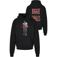Mister tee Biggie Smalls Concrete Heavy Oversize Hættetrøje