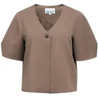Object Blazer 'OBJLisa' brun-meleret