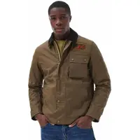 Barbour Barbourtil mænd. MWX1853 Brun Workers Wax jakke (M), Beige, Casual, Bomuld