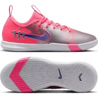 Nike Air Zoom Mercurial Vapor 16 Academy IC Vini Jr. Personal Edition - Pink/Blå Børn - Indendørs (IC), størrelse 32