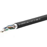 Lanview Cat6 F-UTP 4x2xAWG23 PE Netværkskabel Sort 305m Udendørs, LVN-CAT6PE-FUTP-305M